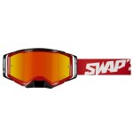 Swaps Aurus Lite motokrosové brýle černé/červené/iridium-červené