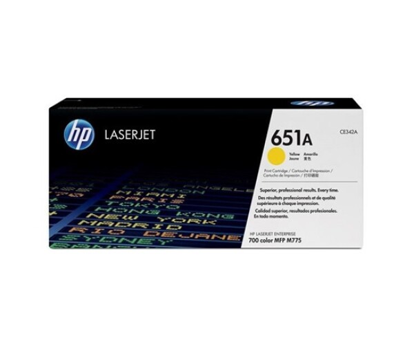 HP 651A Yellow LJ Toner Cart, CE342A (16,000 pages) EDF_692375