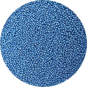 Cukrové perličky metalické modré 2mm 80g - I LOVE CAKES