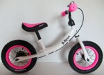 Mamido Dětské odrážedlo R3 12'' růžovo-bílé