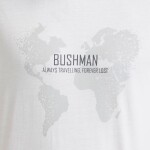 Bushman Pánské tričko Yatto, bílé XXXXL
