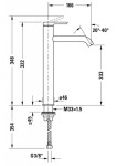 DURAVIT - C.1 Umyvadlová baterie, matná černá C11040002046