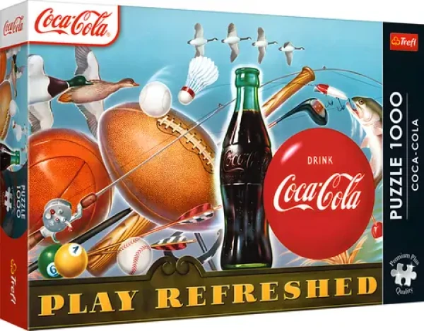 TREFL Puzzle Premium Plus Coca-Cola: Hraj osvěžený