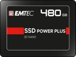 EMTEC Power Plus X150 480GB / 2.5 / SATA III / 3D TLC / R:520MBps / W:500MBps / IOPS: 70K80K / MTBF 2mh / 3y (ECSSD480GX150)