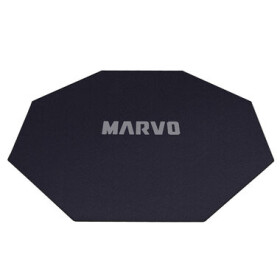 Marvo, GM02, 1100 x 1100 x 2 mm, černá, protiskluzová