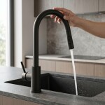 REA - Kuchyňská baterie Fresh Touch Black Matt REA-B6734