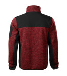 Casual softshellová bunda pánská knit marlboro red M