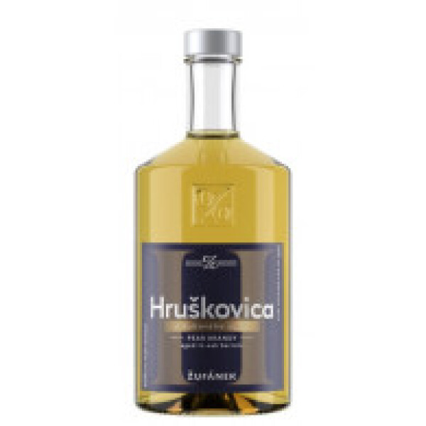 Žufánek Hruškovica ze sudu 40% 0,5 l (holá lahev)