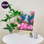 OKTO Malba a 3D modelování obraz "Hummingbirds in Love" 30x40 cm, OKTO, W051119