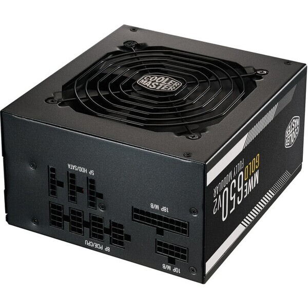 Cooler Master MWE Gold V2 / 650W / aktivní PFC / ATX / 120mm ventilátor / 80PLUS Gold (MPE-6501-AFAAG-EU)