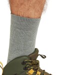 Pánské merino turistické ponožky ICEBREAKER Mens Hike+ Medium Crew, Moss/Blaze/Galaxy velikost: 47-49 (XL)