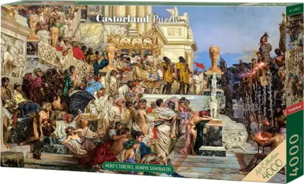 Castorland 400423-2 Puzzle Art Collection: Neronovy pochodně
