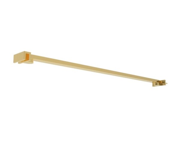 Erga Paris, rohová vzpěra pro sprchové zástěny o tloušťce skla 6/8/10 mm, délka 60cm, zlatá lesklá, ERG-V02-PARIS-BAR60-GD