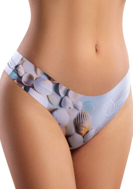 Dámské brazilky Fresh Summer Shells lila - Meméme L