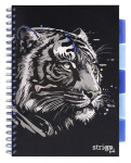 Spirálový blok A4, 100l, 80g, linkovaný - Tygr
