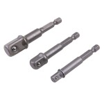 LEVIOR 18604 Adaptéry bit-gola, sada 3ks, 1/4", 3/8", 1/2"