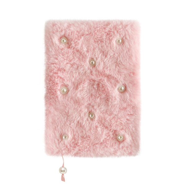 Plyšový blok - Světle růžová - Albi