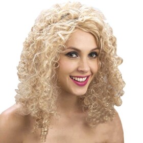Paruka Blond - kudrnaté vlasy