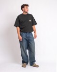 Carhartt WIP Brandon Pant Blue worn used wash S