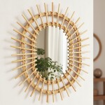 REA - Nástěnné zrcadlo Boho 57CM QDJ5749 HOM-02819