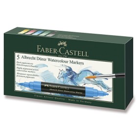 Faber-Castell Albrecht Dürer akvarelové popisovače sada 5 ks 160305