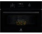 Electrolux LVM6E46Z černá / Vestavná mikrovlnná trouba / Gril / 44 L / Dotykové ovládání / 5 stupňů (LVM6E46Z)