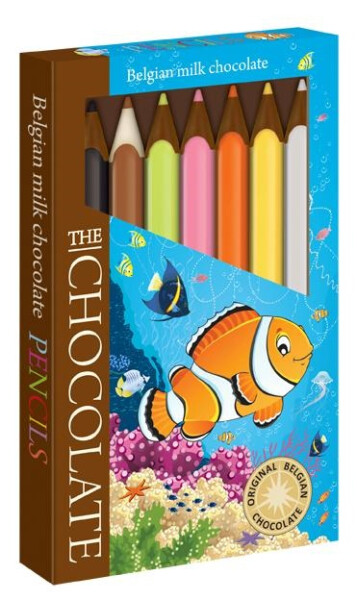 Čokoládové pastelky - ryby (100g)