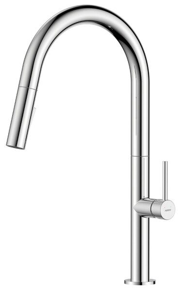 NOVASERVIS - Dřezová teleskopická baterie se sprškou Liquid, chrom BLQ8