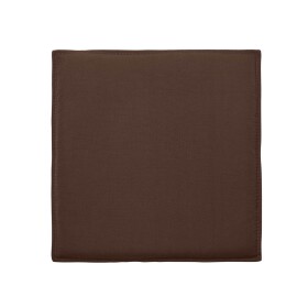 Ferm Living Podsedák Dapple Dark Chocolate 37 × 40 cm, hnědá barva, textil