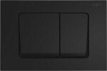 MEXEN - Fenix 10 XS splachovací tlačítko, černý mat 601003