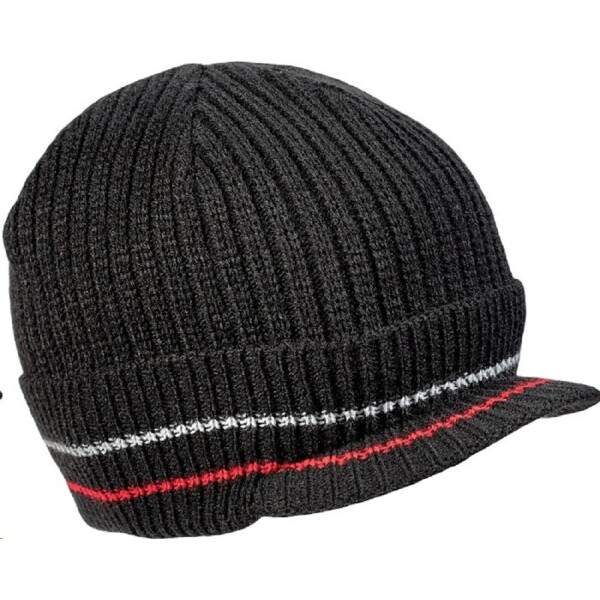 CRV Cerva Čepice KNOXFIELD zimní pletená černo-červená XL-2XL černo-červená