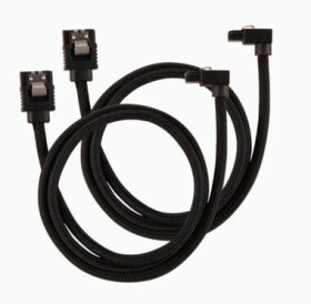 Corsair Premium Sleeved SATA 6Gbps kabel lomený 60cm černá (2ks) (CC-8900282)