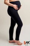 Těhotenské legíny Mama LC05-Black černá L