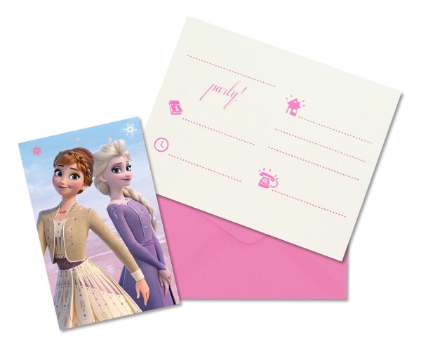 Frozen pozvánky 6 ks Procos Frozen pozvánky 6 ks Procos