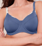 Dámská plavková podprsenka Summer Allure W sd 01 modré/ecru - Triumph 38G