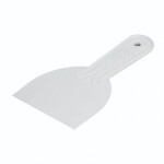 Špachtle hladká plastová, 150 mm, bílá