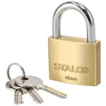 Zámek visací, mosazný A, ø 40 mm, STALCO