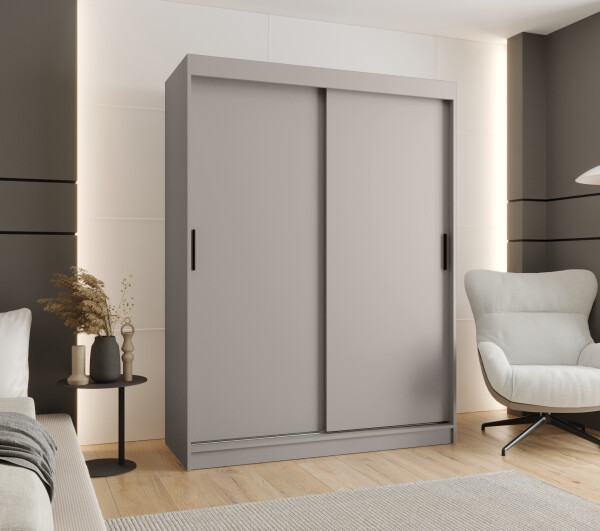 Šatní skříň Abi Rubino T Rozměry: 150 cm, Barva korpusu + barva dveří: Kašmír