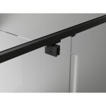 MEXEN/S - Exo sprchový kout dveře křídlové 150 x 85, transparent, černá 819-150-085-70-00