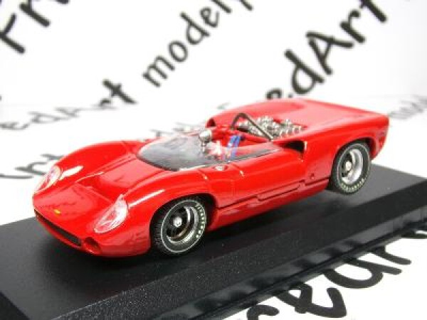 LOLA T70 Spyder PROVA 1956 ROSSO-RED - BEST MODEL 1:43