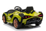 Mamido Dětské elektrické auto Lamborghini Sián zelené