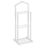 Němý sluha, výška 108 cm, masiv kaučukovník, bílý matný lak, nosnost 7 kg