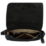 Stylová dámská koženková crossbody kabelka Annalotte, černá