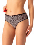 Kalhotky Key LPC 731 B25 S-2XL A'2 černo-béžová XL