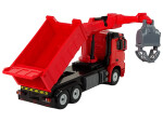 RASTAR Nákladní auto s drapákem Mercedes Rastar R/C na dálkové ovládání červené