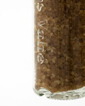 Nicolas Vahé Uzená mořská sůl 325 g, černá barva, sklo