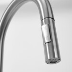 REA - Uzávěr s perlátorem pro kuchyňskou baterii Fresh Brush Steel REA-B9099