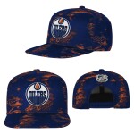 Outerstuff Dětská kšiltovka Edmonton Oilers NHL Dynamics Flat Brim Snapback