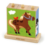 Kostky - zvířatka z farmy 9 ks - Bestway