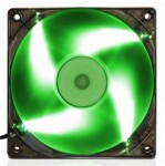 EVOLVEO ventilátor 140mm LED zelený (FAN 14 GREEN)